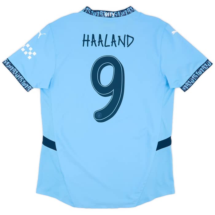 2024-25 Manchester City Authentic Home Shirt Haaland #9
