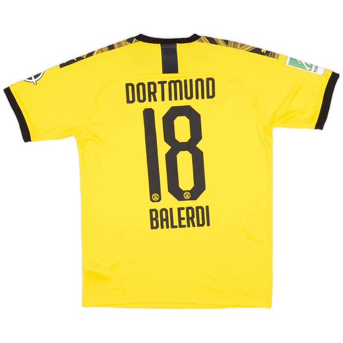 2019-20 Borussia Dortmund II Match Issue Home Shirt Balerdi #18