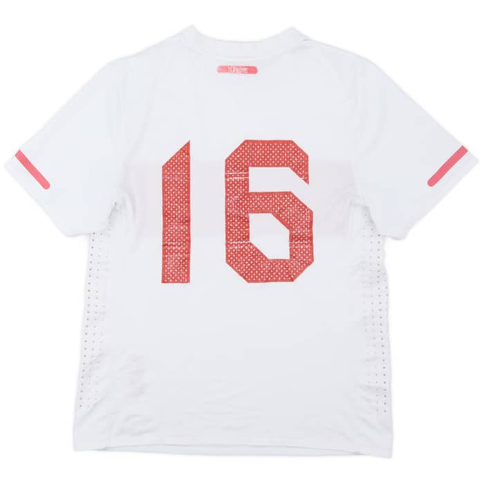 2010-11 Turkey Away Shirt #16 - 5/10 - (S)