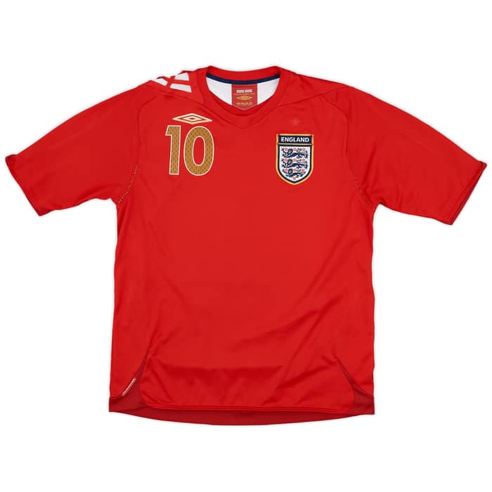 2006-08 England Away Shirt Owen #10 - 7/10 - (L)