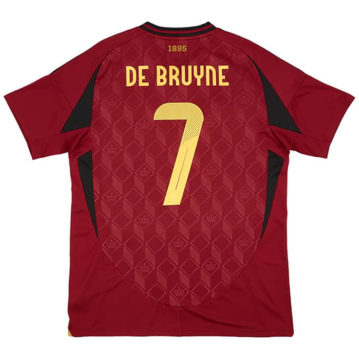 2024-25 Belgium Home Shirt De Bruyne #7
