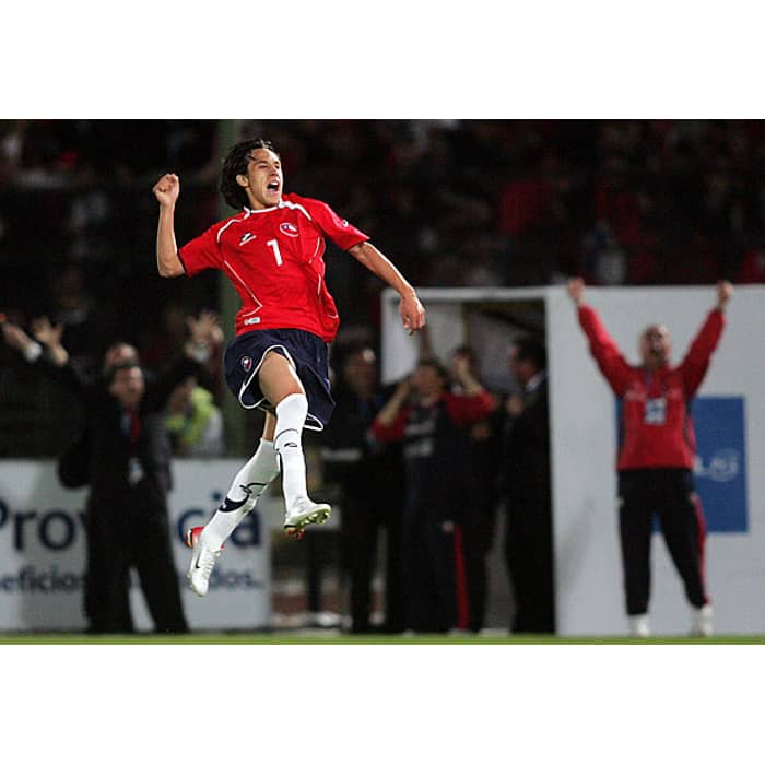 Camiseta de local de Chile 2007-09 Orellana #10 - 9/10 - (L)