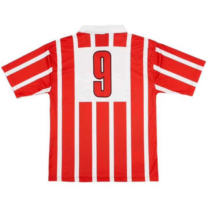 1990-92 PSV Home Shirt #9 (Romario) - 8/10 - (XL)