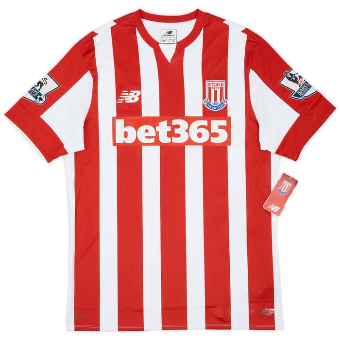 2015-16 Stoke City Home Shirt Crouch #25 (M)