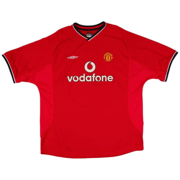 2000-02 Manchester United Home Shirt Solskjaer #20 - 6/10 - (XXL)