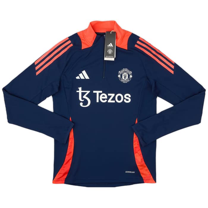 2024-25 Manchester United adidas 1/4 Zip Training Top (KIDS)
