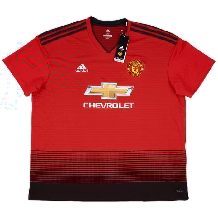 2018-19 Manchester United Home Shirt Valencia #25 (XXL)