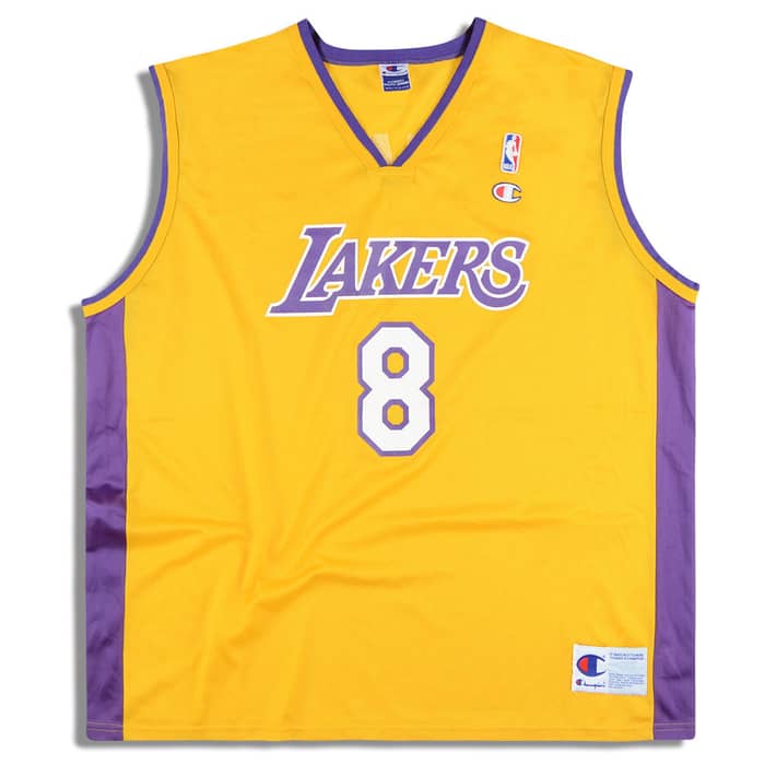 1999-02 LA Lakers Bryant #8 Champion Jersey (Home) XXL