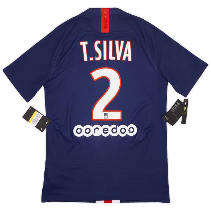 2019-20 Paris Saint-Germain Authentic Home Shirt T.Silva #2 (S)