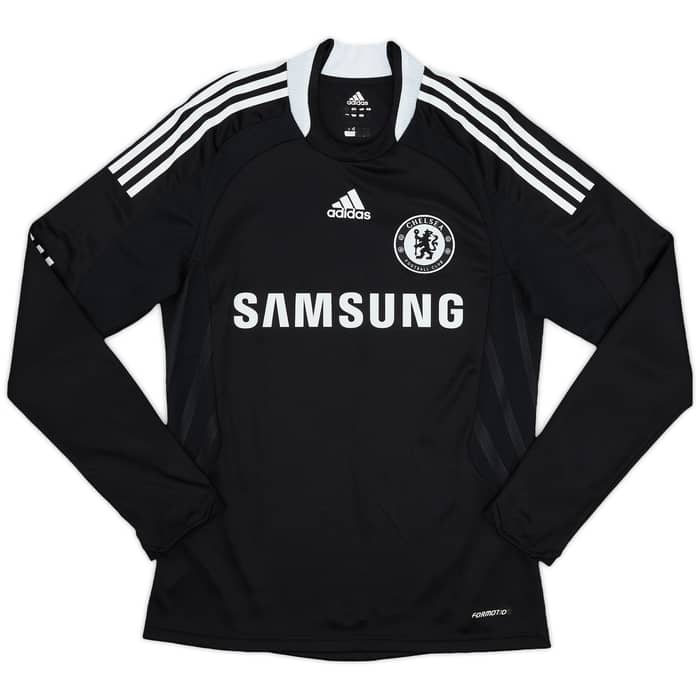 2008-09 Chelsea Authentic Away L/S Shirt Drogba #11 - 8/10 - (S)