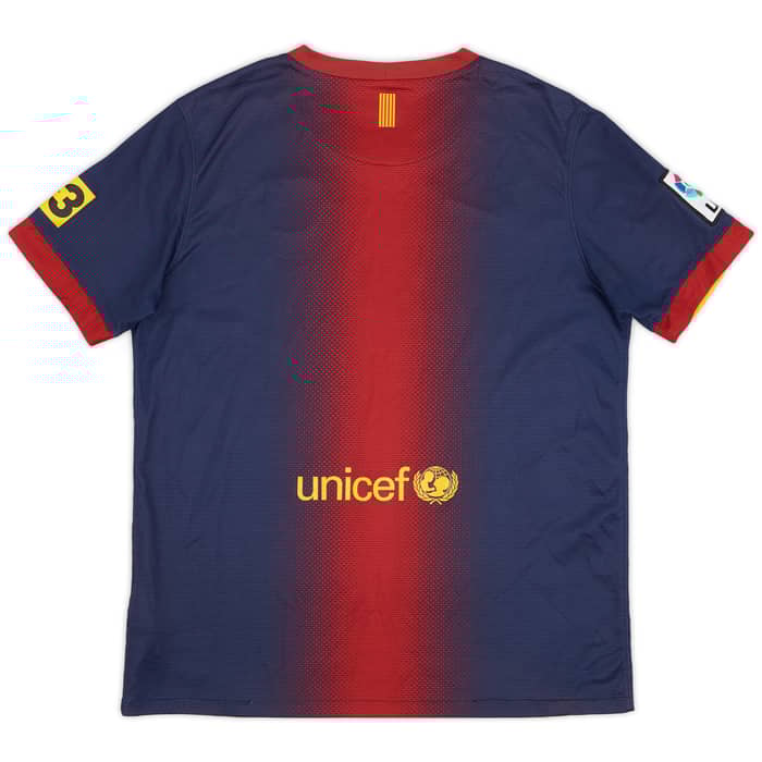 2012-13 Barcelona Home Shirt - 6/10 - (XL.Boys)