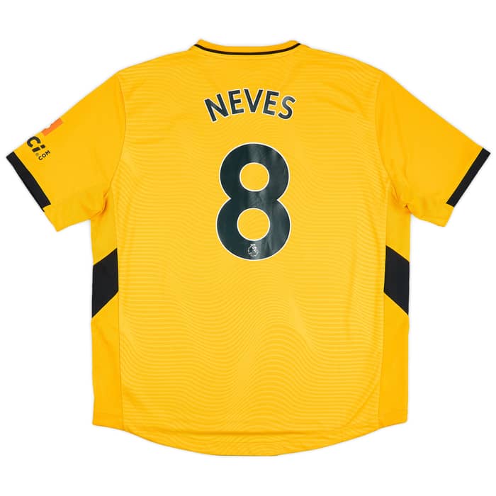 2021-22 Wolves Home Shirt Neves #8 - 10/10 - (XXL)