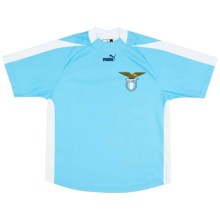 2003-04 Lazio 'Signed' Basic Home Shirt - 9/10 - (M)
