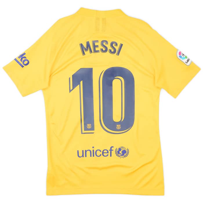 2019-20 Barcelona 'Senyera' Fourth Shirt Messi #10 - 9/10 - (S)