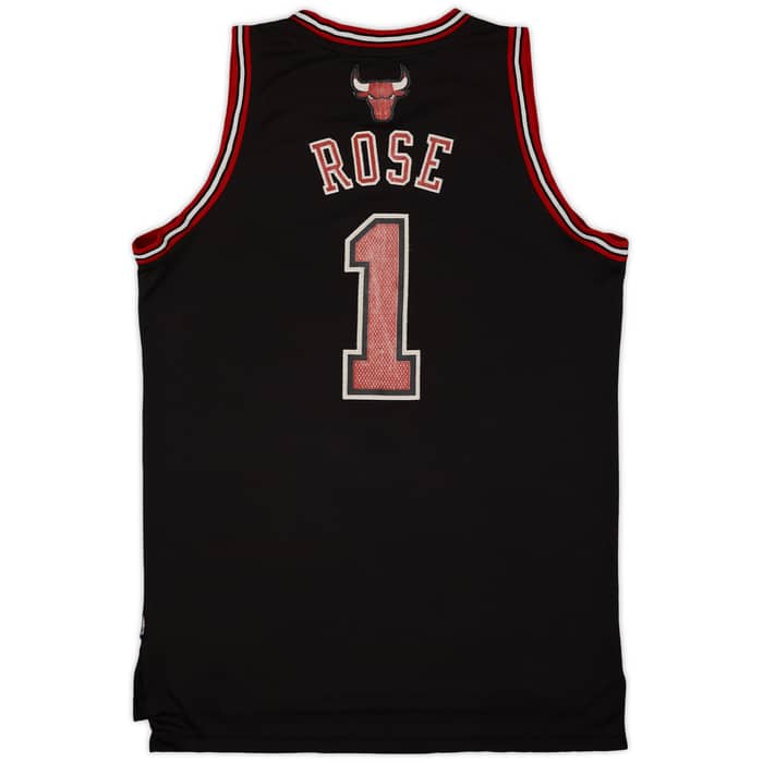 2010-14 Chicago Bulls Rose #1 adidas Swingman Alternate Jersey - 5/10 - (M)