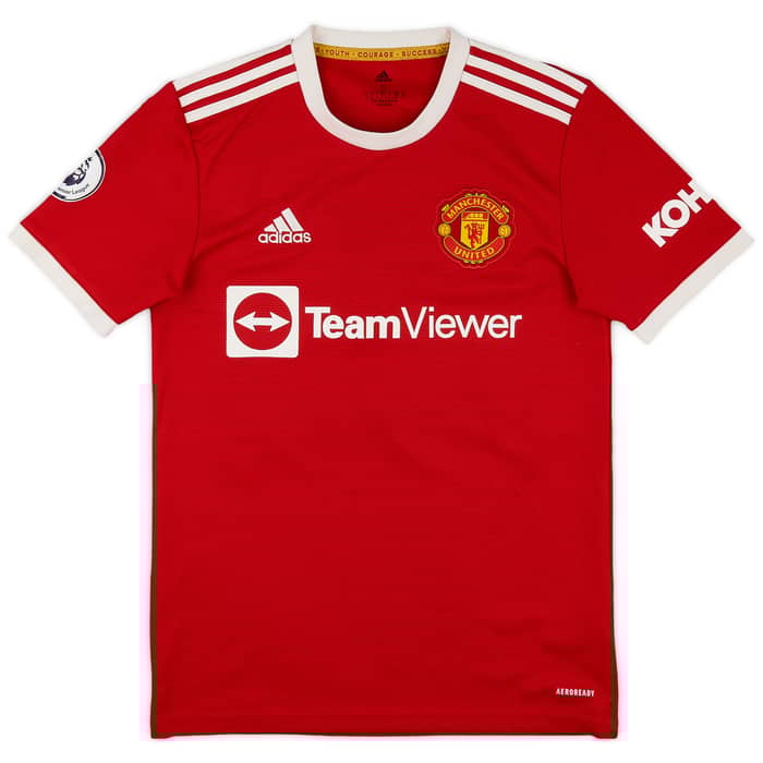 2021-22 Manchester United Home Shirt Sancho #25 - 6/10 - (S)
