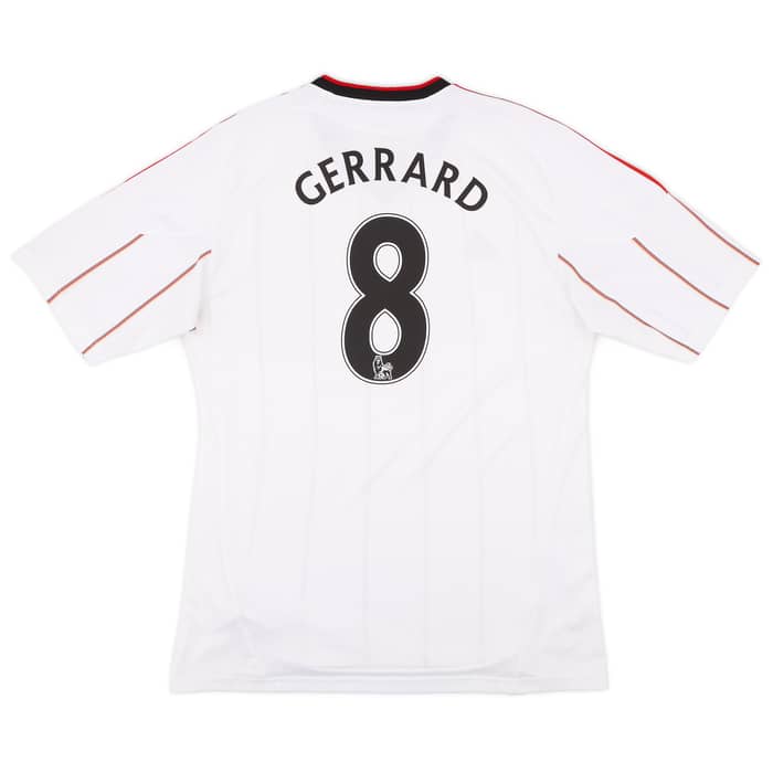 2010-11 Liverpool Away Shirt Gerrard #8 - 5/10 - (XL)