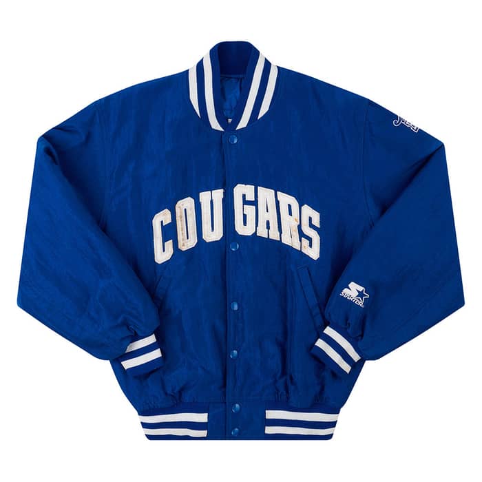 1990s BYU Cougars Starter Varsity Jacket S