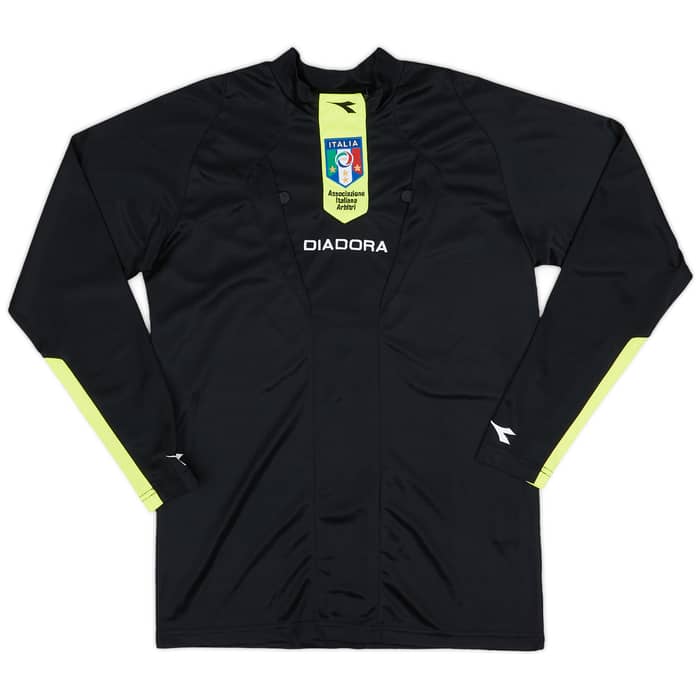 1990s Italy FIGC Diadora Referee L/S Shirt - 9/10 - (XS)