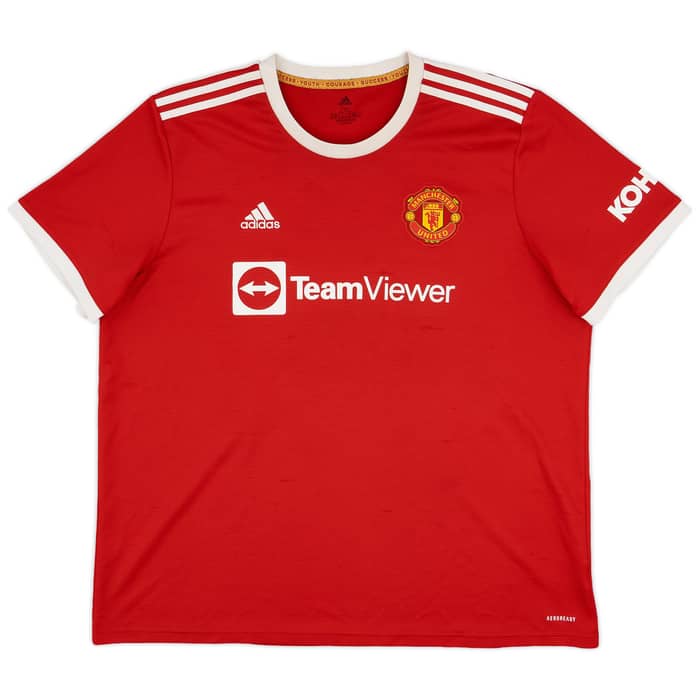 2021-22 Manchester United Home Shirt Ronaldo #7 - 6/10 - (XXL)