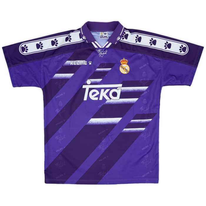 1994-95 Real Madrid Match Issue Away Shirt #6