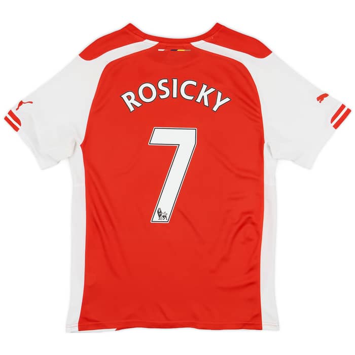 2014-15 Arsenal Home Shirt Rosicky #7 - 7/10 - (M)