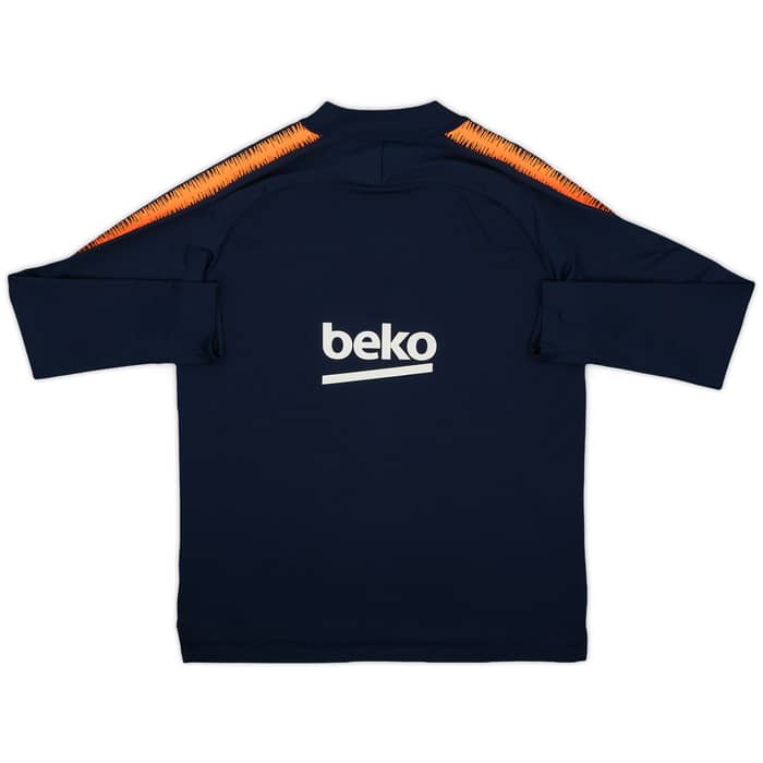 2018-19 Barcelona Nike 1/4 Zip Drill Top - 9/10 - (L)
