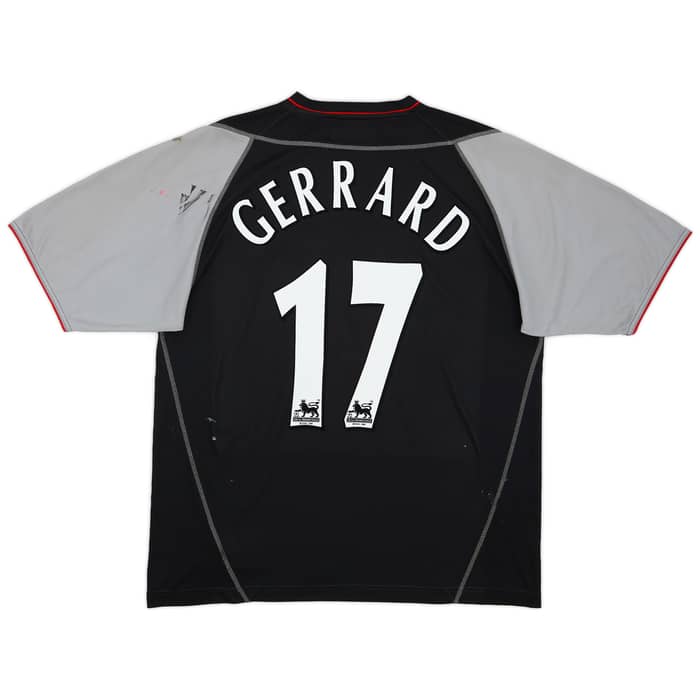 2002-04 Liverpool Away Shirt Gerrard #17 - 5/10 - (L)