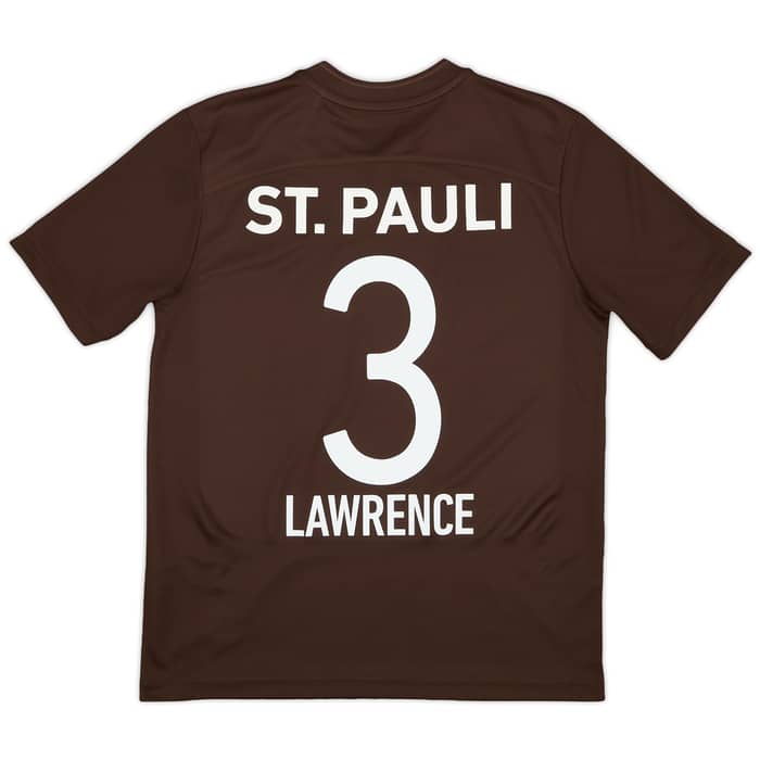 2021-22 St Pauli Home Shirt Lawrence #3 - 7/10 - (S)