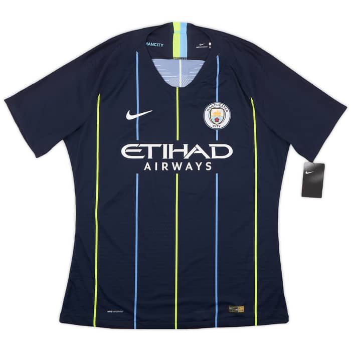2018-19 Manchester City Player Issue Away Shirt Kompany #4 (XL)
