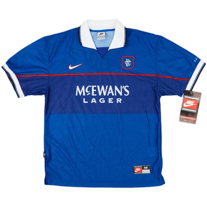 1997-99 Rangers Home Shirt Gascoigne #8 (M)