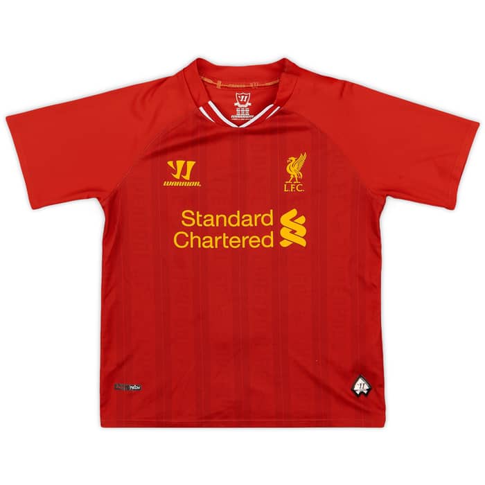 2013-14 Liverpool Home Shirt Gerrard #8 - 7/10 - (4-5 Years)