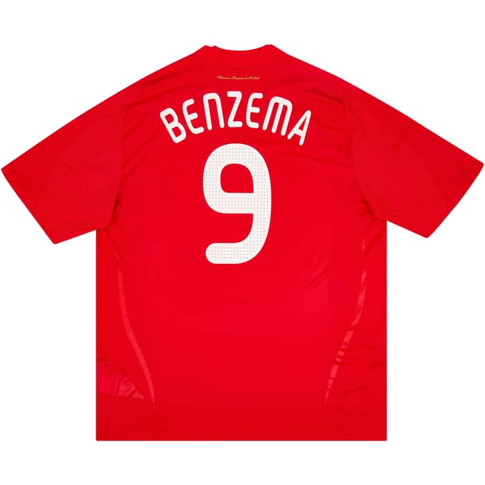 2007-08 France Away Shirt Benzema #9