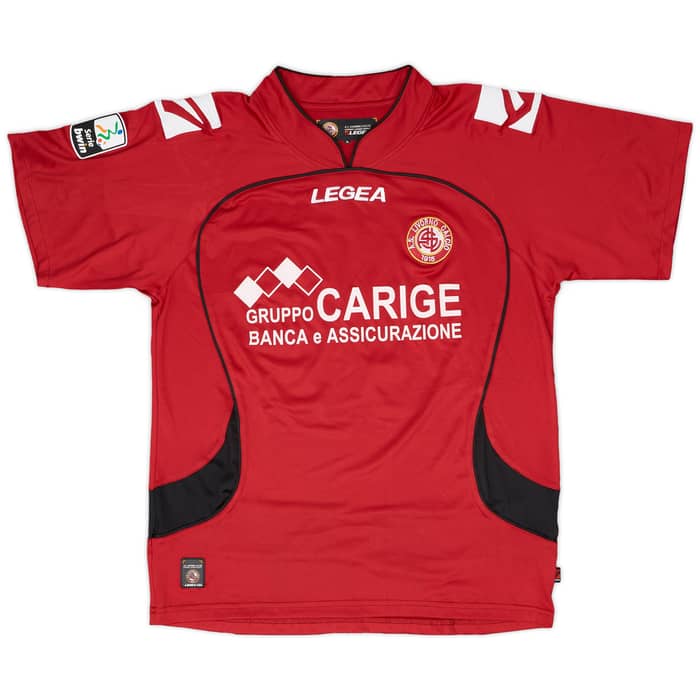 2010-11 Livorno Match Worn Home Shirt Salvato #77