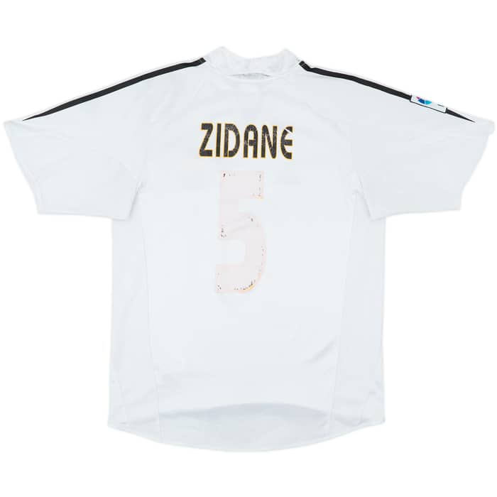 2004-05 Real Madrid Home Shirt Zidane #5 - 4/10 - (S)