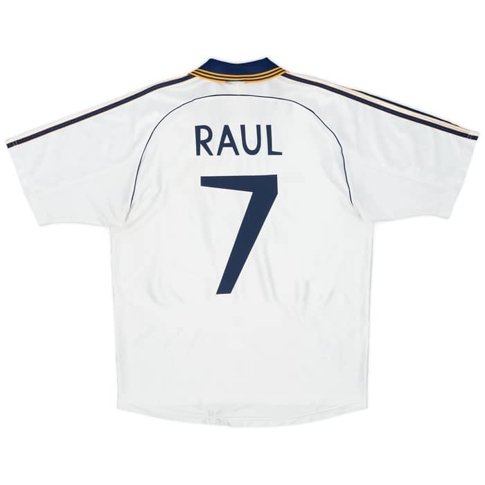 1998-00 Real Madrid Home Shirt Raul #7 - 5/10 - (M)