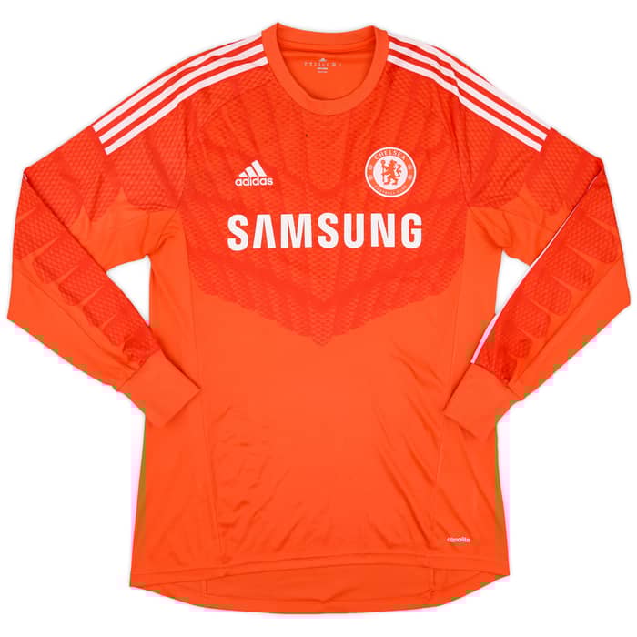 2014-15 Chelsea GK Shirt Courtois #13 - 6/10 - (M)