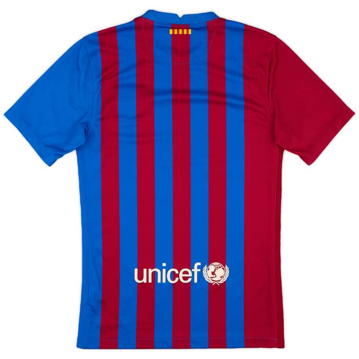 2021-22 Barcelona Home Shirt - 8/10 - (XS)