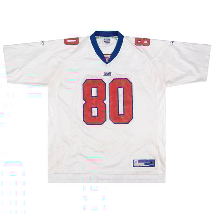 2004 New York Giants Shockey #80 Reebok On Field Jersey (Away) XXL