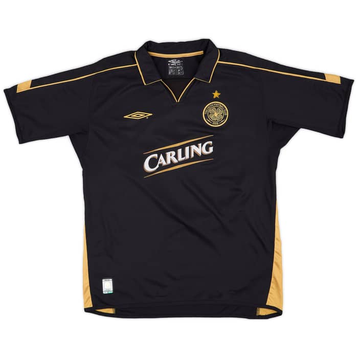 2003-04 Celtic Away Shirt Larsson #7 - 7/10 - (L)
