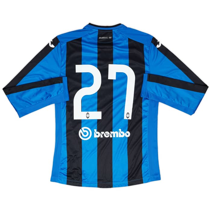 2017-18 Atalanta Match Issue Home Shirt #27