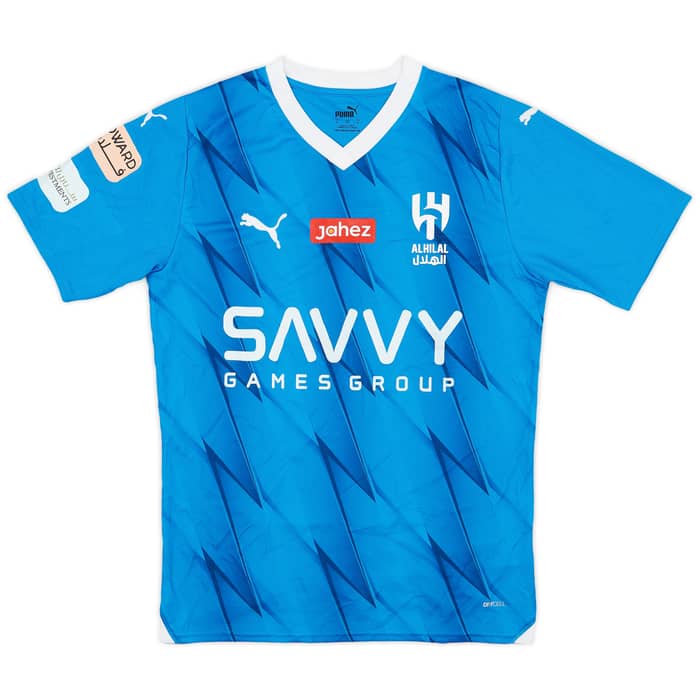 2023-24 Al-Hilal Home Shirt - 8/10 - (S)