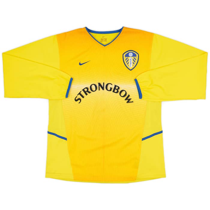2002-03 Leeds United Away L/S Shirt Keane #7 - 9/10 - (M)