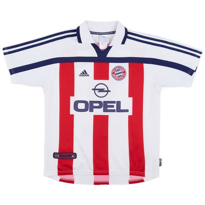 2000-01 Bayern Munich Away Shirt Elber #9 - 8/10 - (L.Boys)