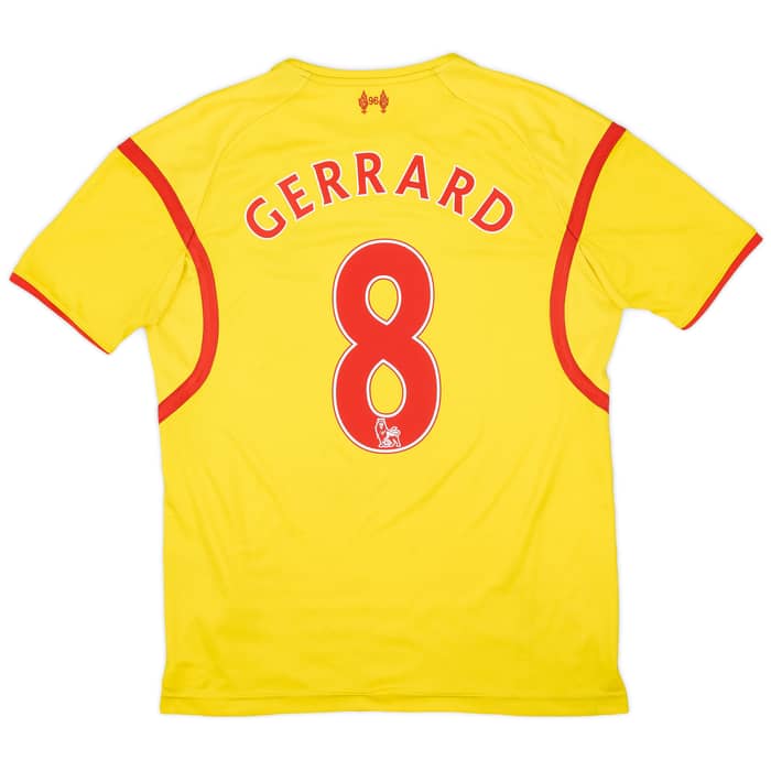 2014-15 Liverpool Away Shirt Gerrard #8 - 6/10 - (S)