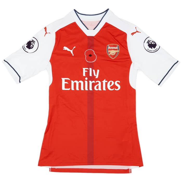 2016-17 Arsenal Player Issue Home Shirt