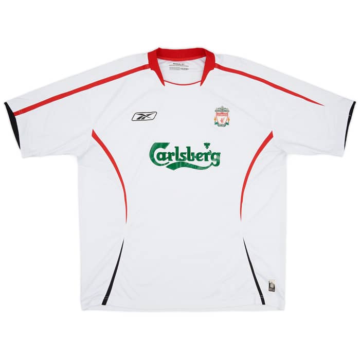 2005-06 Liverpool Away Shirt Gerrard #8 - 6/10 - (XL)