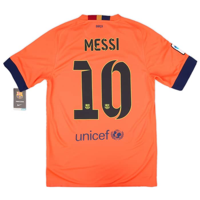 2014-15 Barcelona Away Shirt Messi #10 (S)
