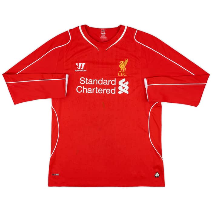 2014-15 Liverpool Home L/S Shirt Sturridge #15 - 6/10 - (XL)