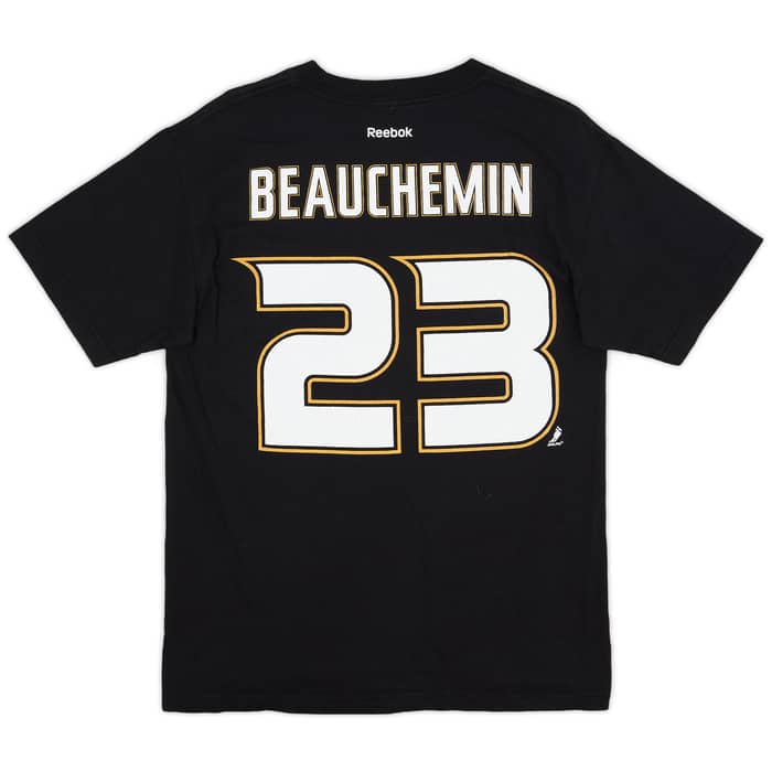 2007-09 Anaheim Ducks Beauchemin #23 Reebok Tee - 7/10 - (M)